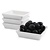 Olympia Flat Square Miniature Dishes 80mm (Pack of 12)