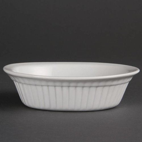 Olympia Whiteware Oval Pie Dishes 170mm (Pack of 6) Olympia Whiteware Oval Pie Dishes 170mm (Pack of 6)