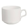 Lumina Fine China Stacking Cup 200ml (Pack of 6)