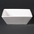 Lumina Fine China Miska porcelanowa kwadratowa | 6 szt. | 14x14xm