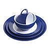 Kristallon Gala Colour Rim Melamine Bowl Blue 125mm (Pack of 6)