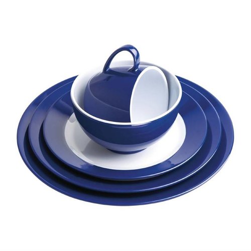 Kristallon Kubek melaminowy | 6 szt. | 11,5x8,5(Ø)x(H)7,5cm | niebieski Kristallon Kubek melaminowy | 6 szt. | 11,5x8,5(Ø)x(H)7,5cm | niebieski