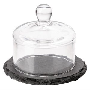 XXLselect Łupek z przykrywką | 10,5(Ø)x(H)8cm XXLselect Łupek z przykrywką | 10,5(Ø)x(H)8cm