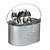 Olympia Galvanised Steel Table Tidy