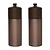 Olympia Wooden Salt and Pepper Mill Set 150 mm, Bronze