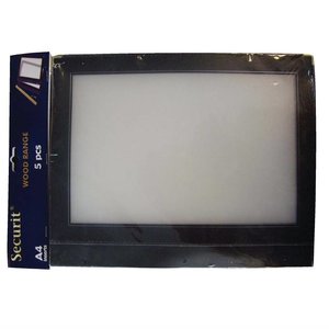 Securit Black Edge Menu Cover Inserts (Pack of 5) Securit Black Edge Menu Cover Inserts (Pack of 5)