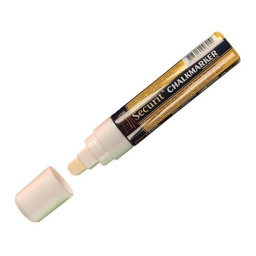 Securit 15mm Liquid Chalk Pens White (Pack of 8) Securit 15mm Liquid Chalk Pens White (Pack of 8)