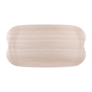 Roltex Prostokątna taca do serwowania 430 x 230 mm z materiałów odnawialnych, beżowa Roltex Prostokątna taca do serwowania 430 x 230 mm z materiałów odnawialnych, beżowa