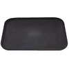 Kristallon Plastic Rectangular Non-Slip Serving Tray 510 x 380 mm Black