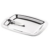 Olympia Square Stainless Steel Tip Tray With Bill Clip Olympia Square Stainless Steel Tip Tray With Bill Clip