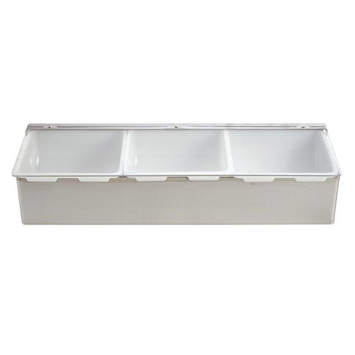 Vogue Pomocnik barowy 3 pojemniki | 46x15,2x(H)7,6cm Vogue Pomocnik barowy 3 pojemniki | 46x15,2x(H)7,6cm