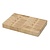 Vogue Wooden Cutting Board 230 x 150 mm Beige