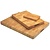 Vogue Wooden Cutting Board 230 x 150 mm Beige