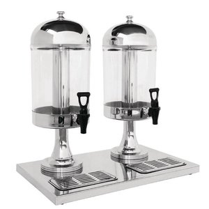 Olympia Double Drink Dispenser 2 x 7 L with Ice Core