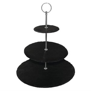 Olympia 3Tier Slate Afternoon Tea Stand