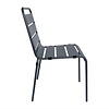 Bolero Black Stackable Chair for Outdoor Use (Pack of 4)