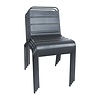 Bolero Black Stackable Chair for Outdoor Use (Pack of 4)