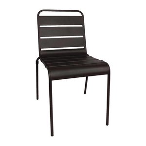 Bolero Black Stackable Chair for Outdoor Use (Pack of 4) Bolero Black Stackable Chair for Outdoor Use (Pack of 4)