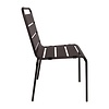 Bolero Black Stackable Chair for Outdoor Use (Pack of 4)