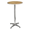 Bolero Ash Round Poseur Height Table 600mm