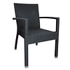 Bolero Black Stackable Polypropylene Chair for Outdoor Use (Pack of 4)