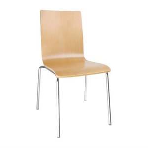 Bolero Beige Stackable Chair (Pack of 4) Bolero Beige Stackable Chair (Pack of 4)