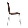 Bolero Brown Stackable Chair a Seat Height of 460 mm (Pack of 4)