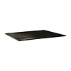 Topalit Rectangular Table Top 800 x 1200 mm, Black Laminated Wood