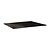 Topalit Blat do stołu prostokątny 800 x 1200 mm z drewna laminowanego czarny