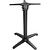 Bolero Aluminium Flip Top Table Base Black