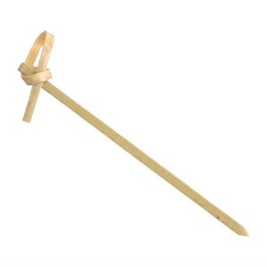Fiesta Biodegradable Bamboo Looped Skewers 90mm (Pack of 100) Fiesta Biodegradable Bamboo Looped Skewers 90mm (Pack of 100)