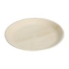 Fiesta Round Palm Leaf Plate Ø250x(h)20 mm, Brown, Biodegradable (Pack of 100)
