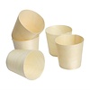 Fiesta Biodegradable Wooden Sauce Pots 38ml / 1.25oz (Pack of 100)