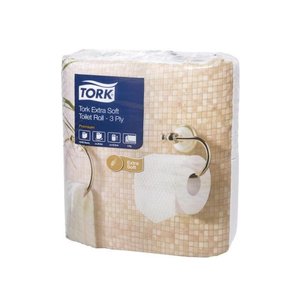 Tork Extra Soft Toilet Roll 3-ply (Pack of 40) Tork Extra Soft Toilet Roll 3-ply (Pack of 40)
