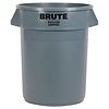 Rubbermaid 75 L Grey Round Polyethylene Wheelie Bins, Lift Lid