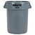 Rubbermaid 75 L Grey Round Polyethylene Wheelie Bins, Lift Lid
