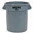 Rubbermaid 37 L Round Polyethylene Waste Bin, Lift Lid