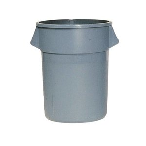 Rubbermaid 121 L Grey Round Polyethylene Wheelie Bins Rubbermaid 121 L Grey Round Polyethylene Wheelie Bins