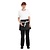 Whites Chefs Clothing Zapaska czarna krótka | 40x76cm