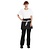 Whites Chefs Clothing Zapaska czarna krótka | 40x76cm
