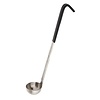 Vogue Stainless Steel Colour Coded Ladle 30 ml, 335 mm, Black