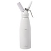 Vogue Whipped Cream Dispenser 1 L, White (with 3 Different Nozzles)
