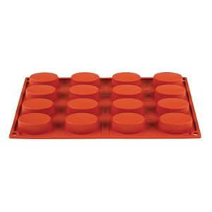 Pavoni Formaflex Silicone Oval Mould 16 Cup