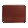 Cambro Laminate Rectangular Canteen Tray 430 x 330 mm Brown
