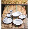 Olympia Enamel Bowls 155mm (Pack of 6)
