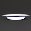 Olympia Deep Enameled Plate, Ø245 mm, 490 ml (Pack of 6)