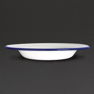 Olympia Deep Enameled Plate, Ø245 mm, 490 ml (Pack of 6) Olympia Deep Enameled Plate, Ø245 mm, 490 ml (Pack of 6)