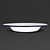 Olympia Deep Enameled Plate, Ø245 mm, 490 ml (Pack of 6)