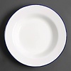 Olympia Deep Enameled Plate, Ø245 mm, 490 ml (Pack of 6)
