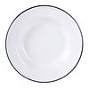 Olympia Deep Enameled Plate, Ø245 mm, 490 ml (Pack of 6)